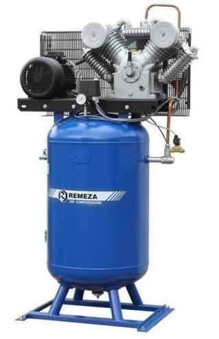 Поршневой компрессор 270 л, 1400 л/м, 380В, 7.5 кВт, ременной, масляный вертикальный Remeza СБ4/Ф-270.LT100B