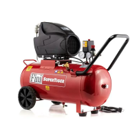 Поршневой компрессор 50 л, 260 л/м, 220В, 1.8 кВт, коаксиальный (прямой), Fini SUPERTIGER/I 285M