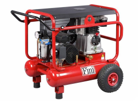 Поршневой компрессор 20л, 500 л/м 4кВт, коаксиальный (Прямой), масляный горизонтальный Fini Warrior 113-5.5S