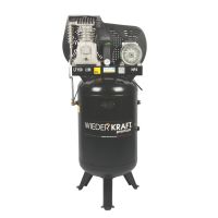 Поршневой компрессор 150 л, 541 л/м, 380В, 3 кВт, ременной, масляный вертикальный Wiederkraft WDK-91554