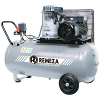 Поршневой компрессор 100 л, 280 л/м, 220В, 2.2 кВт, ременной, масляный Remeza СБ4/С-100.LH20A-2.2