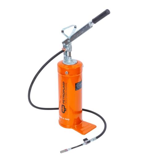 Нагнетатель смазки ручной на 8 л, давление до 300 бар, производительность 6 г/ход Petropump PP210007