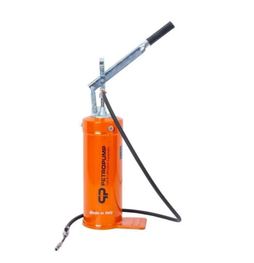 Нагнетатель смазки ручной на 8 л, давление до 300 бар, производительность 6 г/ход Petropump PP210007