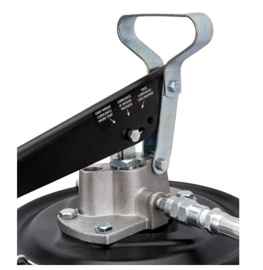 Нагнетатель смазки ручной на 6 л, давление смазки до 275 бар, с производительностью до 9 г/ход Petropump PP210022