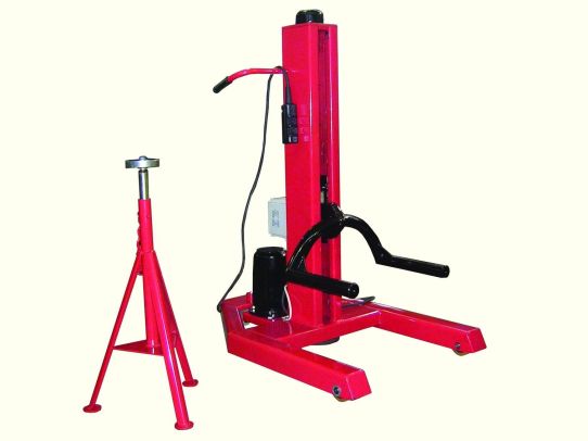 Подъемник мобильный электромеханический 1т АСО ПП-1, одностоечный, 220В