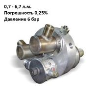 Счетчик жидкости механический 0,7-6,7 л.м. 6 бар ППО-10-0,6-0,25-ДИ-0-5 Счетчик жидкости механический 0,7-6,7 л.м. 6 бар ППО-10-0,6-0,25-ДИ-0-5