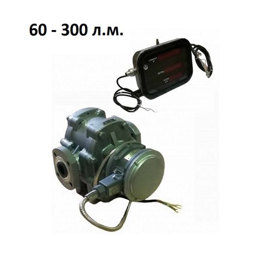 Счетчик топлива механический 60-300 л.м. 6 бар ППО-ДИ-0-5-КУП-30 40 0,6 (60-300)-0,25
