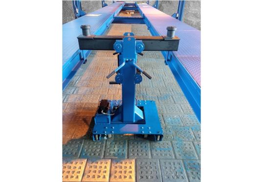 Канавный пневмогидравлический подъемник 20 т, рельсовый, одноштоковый ПРК-20