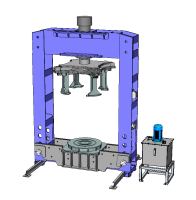Пресс универсальный для цеховых и шиномонтажных работ 250 т. ПГШ250