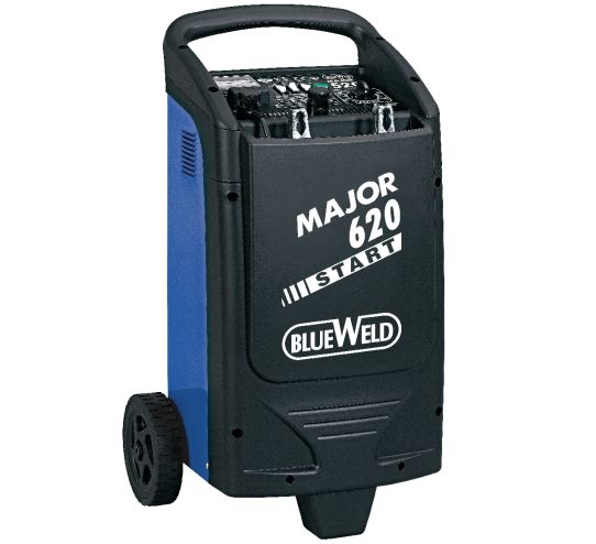 Пуско-зарядное устройство для 12В и 24В аккумуляторов с пусковым током 570A MAJOR 620 Blueweld