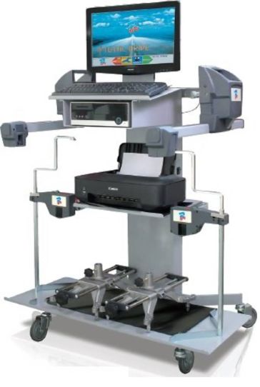 Стенд сход-развал инфракрасный напольный для легковых автомобилей Ravaglioli RAVTD5040WD