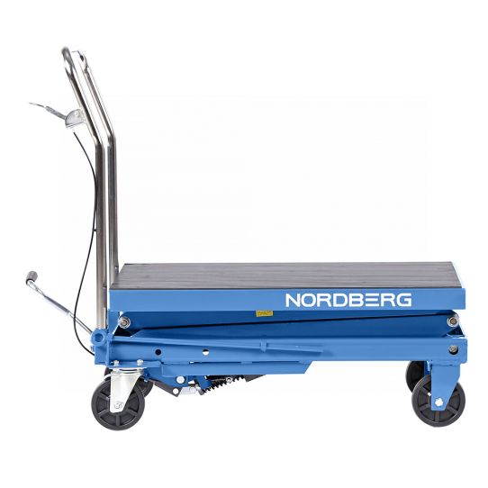 Стол подъемный гидравлический 300кг, 330-1250мм NORDBERG N3T301B, передвижной