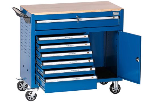 Тележка инструментальная, Nordberg T8, 7 ящиков, без инструментов