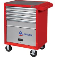 Тележка инструментальная МАСТАК 522-04581MR, 4 ящика и отсек, без инструментов