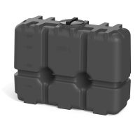 Емкость пластиковая 2000л TR2000S1 (черный)