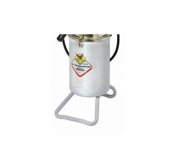 Нагнетатель смазки ручной с емкость. 13 л с армированным раздаточным шлангом 2.5 м, давление до 400 бар RAASM-68012