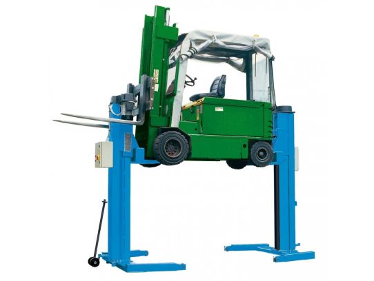 Подкатной подъемник для грузовиков и спецтехники электромеханический 11т Ravaglioli RAV232NF, 2 колонны