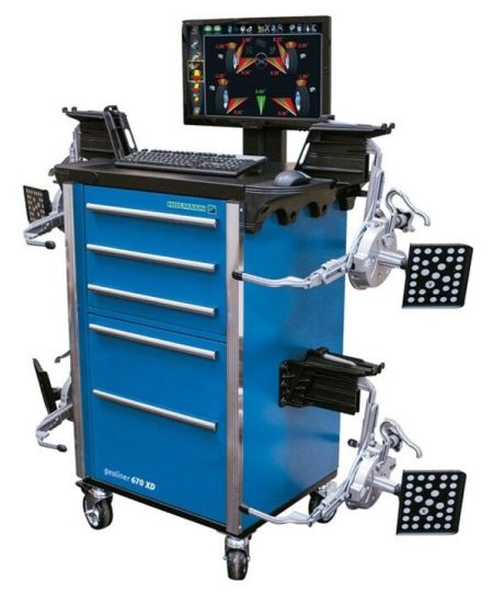 Стенд 3D сход-развал для легковых и легких грузовых автомобилей Hofmann EEWAEU715H6 напольный