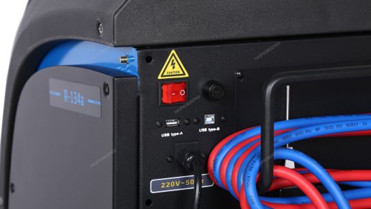 Установка автомат для заправки автомобильных кондиционеров Nordberg NF21 с сенсорным дисплеем и Bluetooth