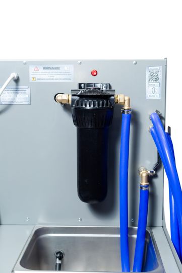 Установка для замены охлаждающей жидкости передвижная 220В, мощность тена 3.15 кВт, насос до 52 л/мин, ТехСтенд РС1100