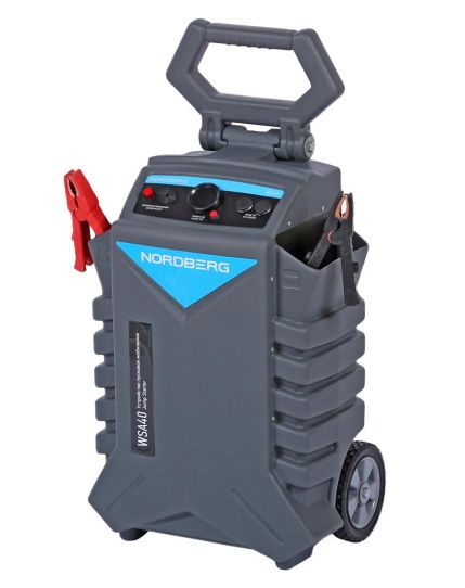 Пусковое устройство бустер 12/24 В, 2400 А ток пуска, 2х28 Ач AGM аккумулятор, с цифровым дисплеем Nordberg WSA40