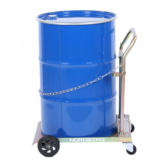Тележка для бочек до 200 л усиленная на 4 колесах Nordberg N31T04