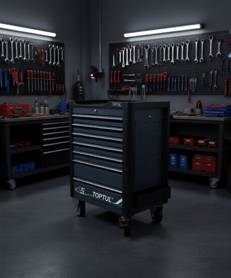 Тележка инструментальная TOPTUL TCAR0703, 7 ящиков, без инструментов