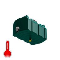 Бак душевой серии «R» 100 литров с подогревом - зеленый