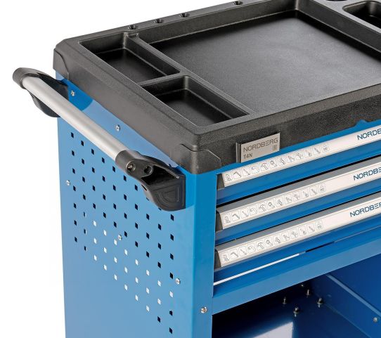 Тележка инструментальная, Nordberg T4N, 3 ящика и открытый отсек