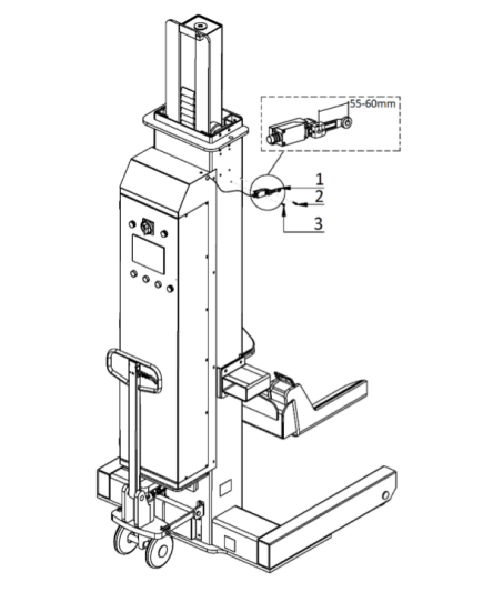 Подкатной подъемник для грузовых автомобилей электрогидравлический 48т Everlift EE-HDM86, 6 колонн