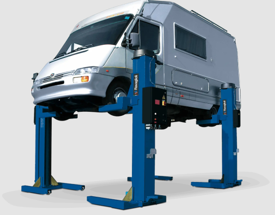 Подкатной подъемник для грузовых автомобилей электромеханический 22т Ravaglioli RAV232NL, 4 колонны