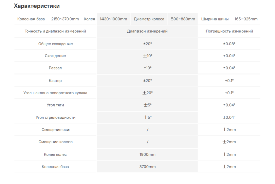 Стенд сход-развал бесконтактный напольный Astrade WA913440WF для легковых, внедорожников и кроссоверов