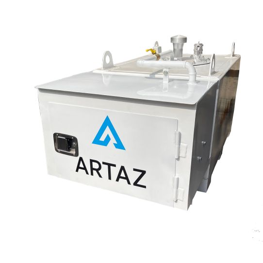 Мини АЗС для ДТ металлическая 220V, 500 L, счетчик, фильтр Artaz Serval
