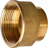Переходник латунный с 1 1/2 F на 1 1/4M Переходник латунный с 1 1/2 F на 1 1/4M