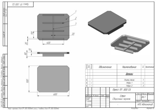 Пресс электрогидравлический ARTAZ ПГ300 300т, напольный