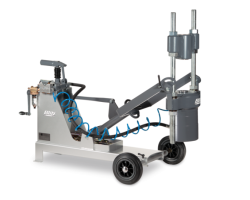 Выпрессовщик шкворней 75 тонн гидравлический шкворнедав для грузовиков на тележке Blitz BP65-215 Выпрессовщик шкворней 75 тонн гидравлический шкворнедав для грузовиков на тележке Blitz BP65-215