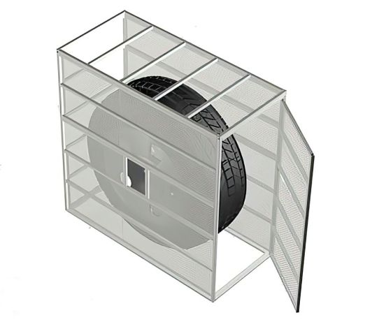 Защитная клеть для накачки грузовых колёс FERRUM 06.304