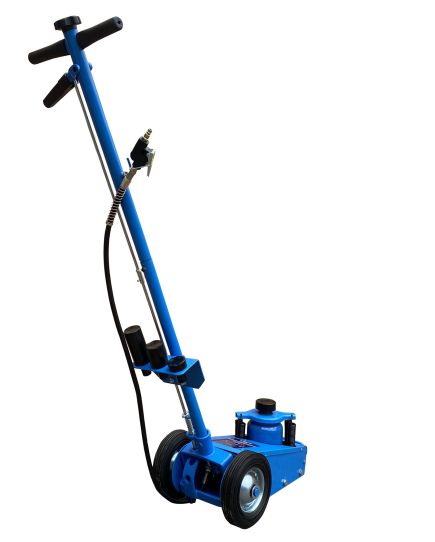 Подкатной пневмогидравлический домкрат 22 т, ход поршня 241 мм, высота подъема 215-456 мм, EQFS ES-1022