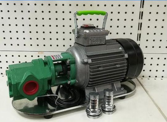 Насос для перекачки масла и отработки с выносным электродвигателем 220в 150л/м WCB-150