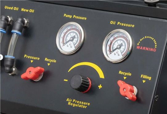 Передвижная пневматическая установка с масляным фильтром и комплектом адаптеров для промывки и замены жидкости АКПП Nordberg CMT32