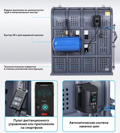 Защитная автоматическая клеть Nordberg 46TC12 для грузовых колёс с Ti10D и CH5F