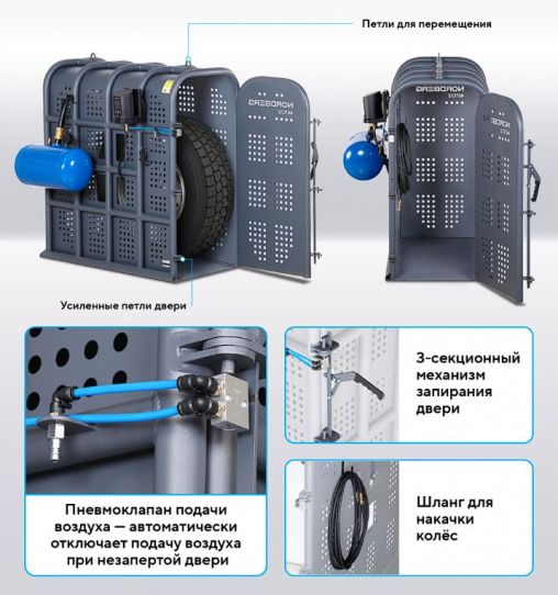 Защитная автоматическая клеть Nordberg 46TC12 для грузовых колёс с Ti10D и CH5F