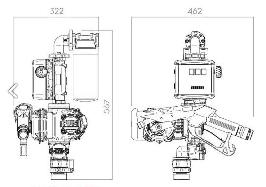Drum EX Panther 56 230В- Бочковой комплект для бензина, ДТ (авт. пист.), 56 л/мин