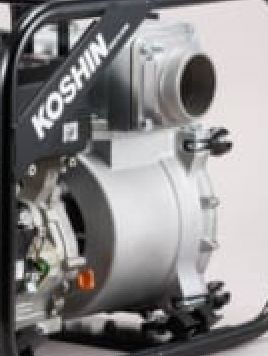 Бензиновая мотопомпа KOSHIN KTZ-100S o/s для сильнозагрязненных жидкостей 1950 л/м, 4 дюйма (100мм)