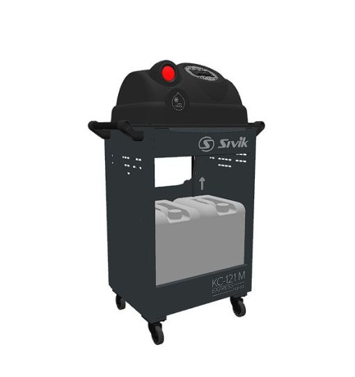 Установка автоматическая для замены и промывки охлаждающей жидкости, 2x20 л, 12В, с дисплеем Sivik КС-121М