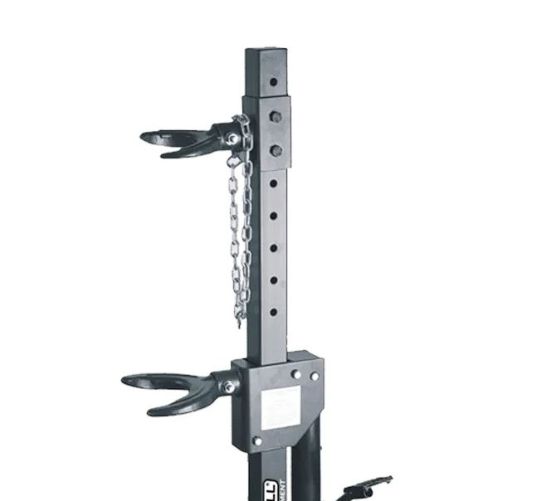  Стяжка пружин гидравлическая 1 т, KraftWell KRWSCU с ножным приводом с ходом поршня 360мм