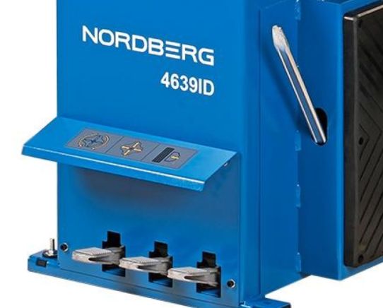 Шиномонтажный станок Nordberg 4639ID(B) полуавтомат с зажимом 12-24", синий, 380В