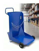 Тележка для бочек 200 кг ручная на 3 колесах для масла и смазки Pressol 17009