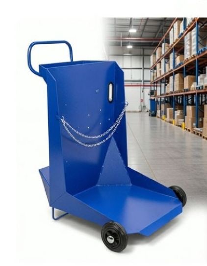 Тележка для бочек 200 кг ручная на 3 колесах для масла и смазки Pressol 17009