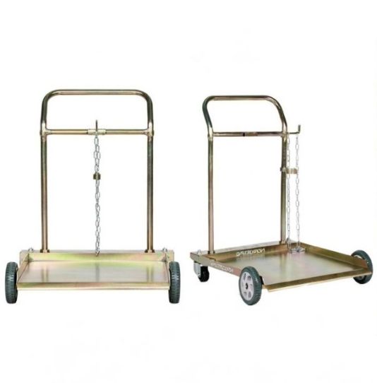 Тележка для бочек с маслом и смазкой до 200 л ручная на колесах Nordberg 26TR